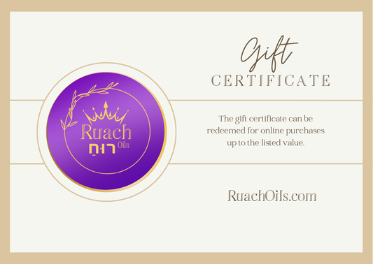 Ruach Oils Gift Card